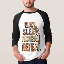 Retro voetbalwaaierdesign | Klassieke voetbalgrafi T-shirt
