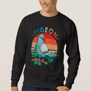 Retro Vogel Dier Duif Trui