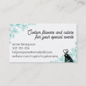 Retro vogelkok koken bakken catering culinair visitekaartje (Achterkant)