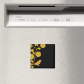 Retro vogelmagneet magneet (Insitu (Vaatwasser))