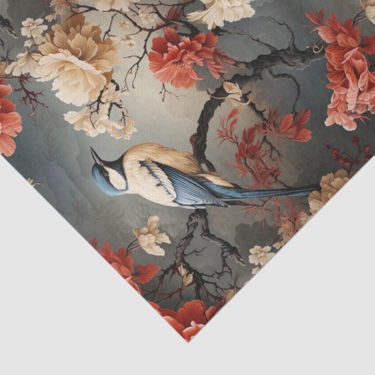 Retro  Vogels Boheemse Decoupage Craft Tissuepapier (Detail)