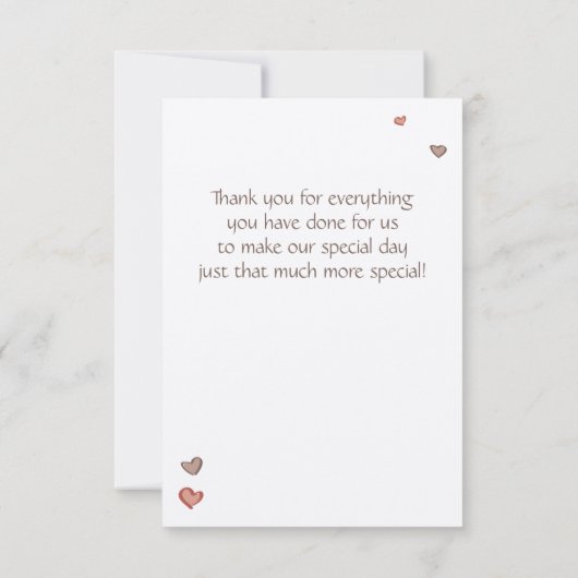 Retro Vogels van de Bruid en van de Bruidegom Bedankkaart (Achterkant)