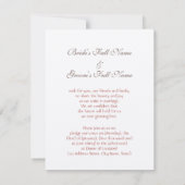 Retro Vogels van de Bruid en van de Bruidegom Kaart (Achterkant)