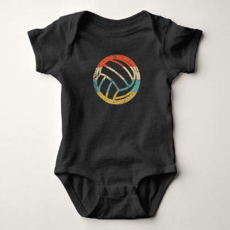 Retro Volleybal Bal Icoon Volleybal Romper