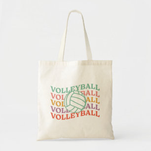 Retro Volleybal Sport Tote Bag