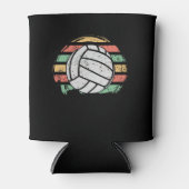 Retro  Volleyball Blikjeskoeler (Voorkant)
