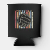 Retro  Volleyball Blikjeskoeler (Voorkant)