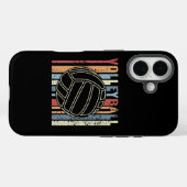 Retro  Volleyball Case-Mate iPhone Case (Achterkant (horizontaal))