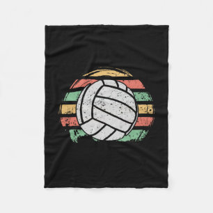 Retro  Volleyball Fleece Deken