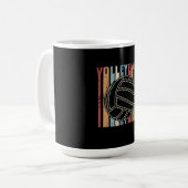 Retro  Volleyball Koffiemok (Voorkant links)