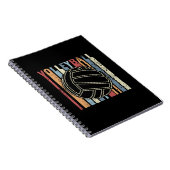 Retro Volleyball Notitieboek (Rechterzijde)