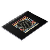 Retro Volleyball Notitieboek (Linkerzijde)
