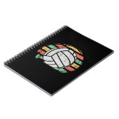 Retro  Volleyball Notitieboek (Linkerzijde)