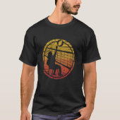 Retro  Volleyballer Design Stoel Volleybal T-shirt (Voorkant)
