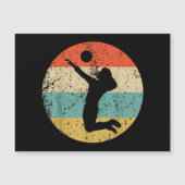  Retro Volleybalspeler (Voorkant)