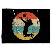 Retro Volleybalspeler Groot Cadeauzakje (Achterkant)