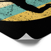  Retro Volleybalspeler Poster (Hoek)