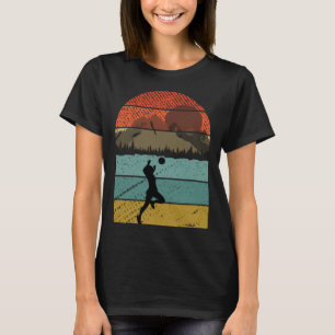 Retro Volleybalspeler sporten 2 T-shirt