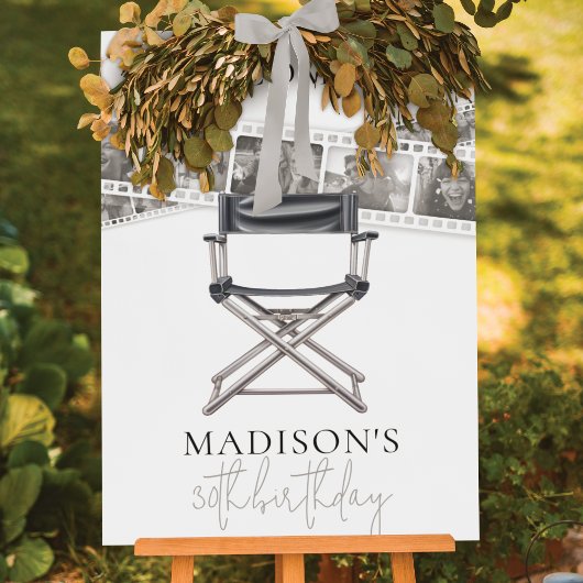 Retro Volwassen Verjaardagsteken Gepersonaliseerde Poster