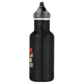 Retro voor handbalspeler waterfles  (Rechts)