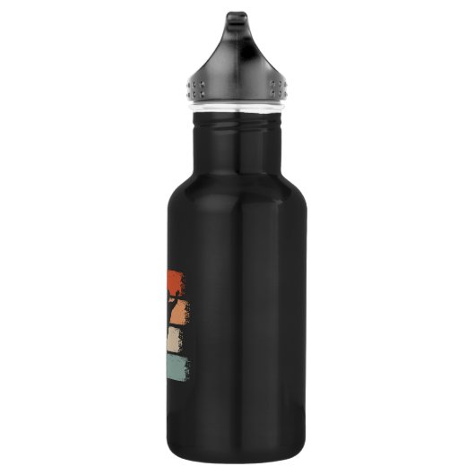 Retro voor handbalspeler waterfles  (Rechts)