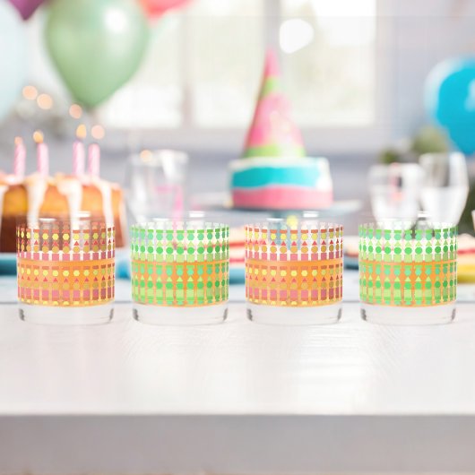 Retro vormen Drinkware Set Whisky Glas (Insitu (Verjaardag))