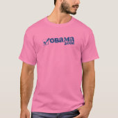 Retro Vote Obama 2008 T-shirt (Voorkant)