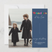 Retro vraagt zich af van zijn liefde voor kerst feestdagenkaart (Voorkant)