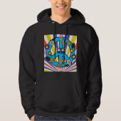 Retro Vredesteken Hoodie (Voorkant)