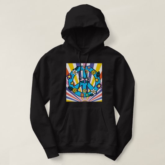 Retro Vredesteken Hoodie (Design voorkant)