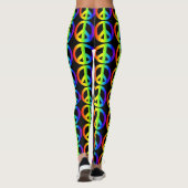 Retro Vredesteken Neon Leggings (Achterkant)