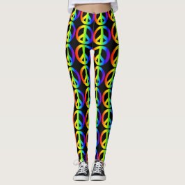 Retro Vredesteken Neon Leggings
