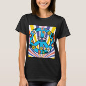 Retro Vredesteken T-shirt (Voorkant)