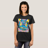 Retro Vredesteken T-shirt (Voorkant volledig)