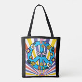 Retro Vredesteken Tote Bag (Achterkant)