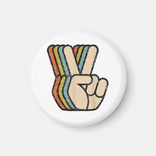 Retro Vredesteken V Fingers 60s 70s 80s Coo Magneet