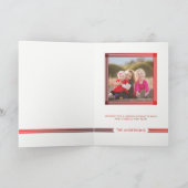 Retro Vreugde | de Moderne Foto van de Vakantie Feestdagen Kaart (Binnen)