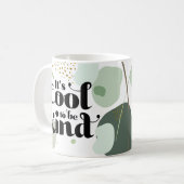 Retro Vriendelijkheid Koel om Vriendelijke Groen G Koffiemok (Voorkant links)