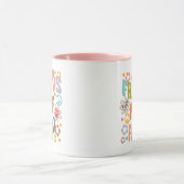 Retro Vrienden Niet Eten, Vegan Mok (Midden)