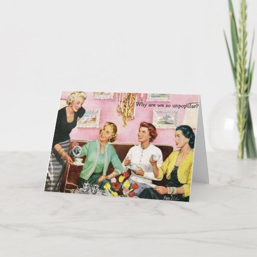 Retro vrienden - Waarom zijn we zo impopulair?, Kaart (Voorkant)