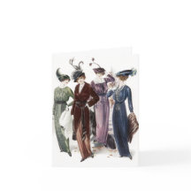 Retro Vriendinnen Dames Night Out Kaart