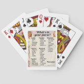 Retro Vrijgezellenfeest game Speelkaarten (Achterkant)