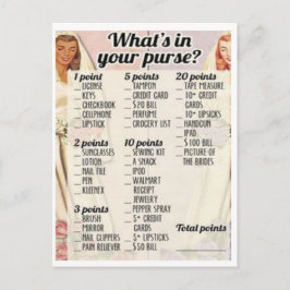 Retro Vrijgezellenfeest game Uitnodiging Briefkaart