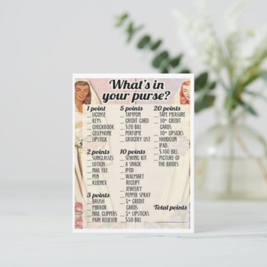 Retro Vrijgezellenfeest game Uitnodiging Briefkaart (Staand voorkant)