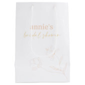 Retro Vrijgezellenfeest Gift Favor Swag Bag A115 Medium Cadeauzakje (Achterkant)