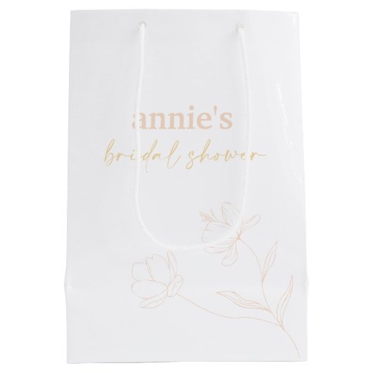 Retro Vrijgezellenfeest Gift Favor Swag Bag A115 Medium Cadeauzakje (Achterkant)