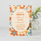  Retro Vrijgezellenfeest Kaart (Staand voorkant)