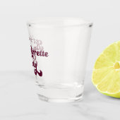 Retro vrijgezellenfeest shotglas shot glas (Rechts)