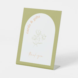 Retro Vrijgezellenfeest Wedding Gift Table Sign A1 Reclamebord Met Voetstuk