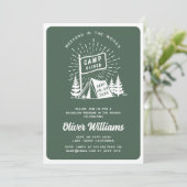 Retro vrijgezellenfeest weekend in de Bossen | Gre Kaart (Staand voorkant)